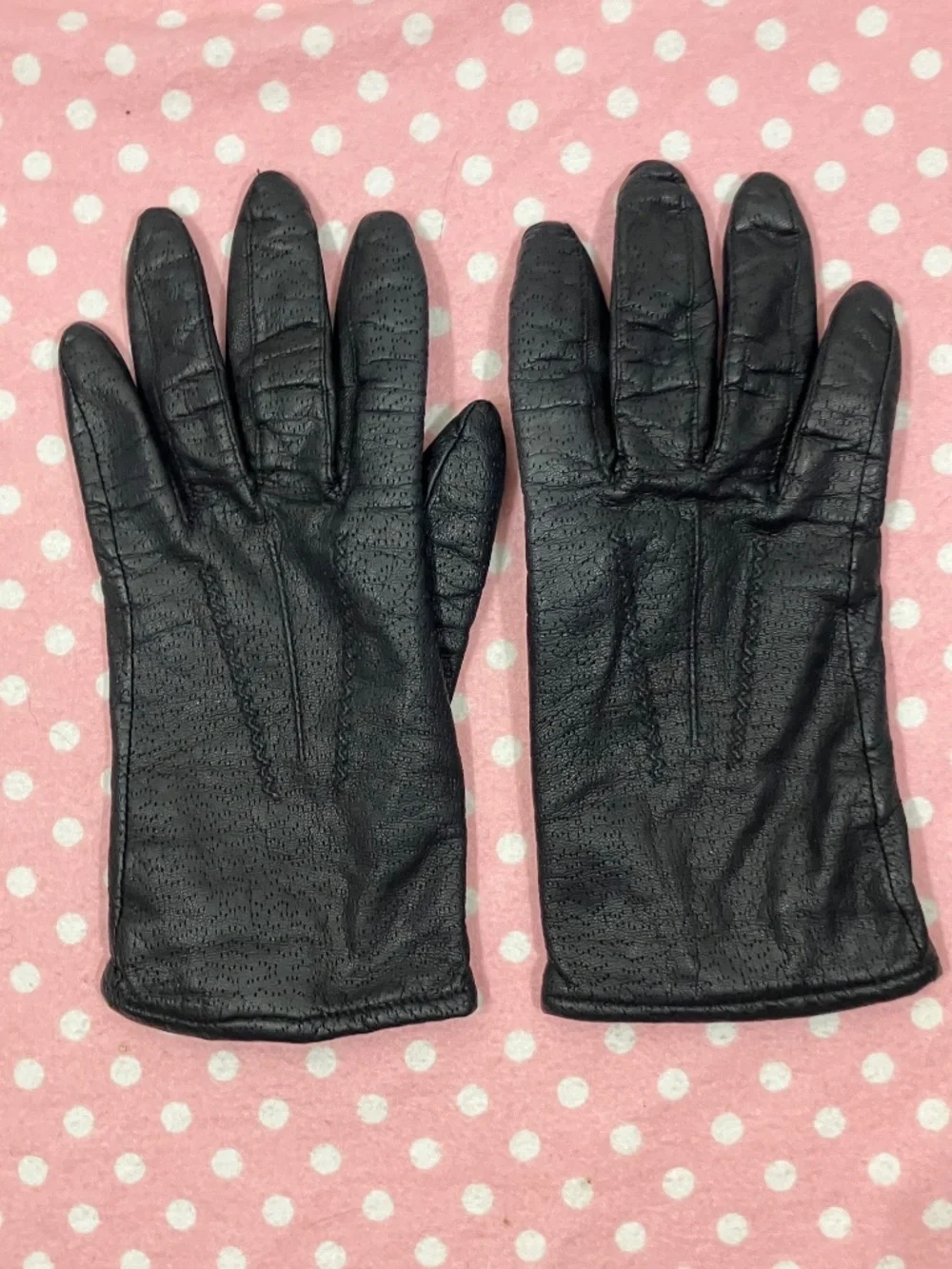 Vintage Fownes Leather gloves 7 1/2